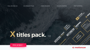 Titles Video Displays template preview