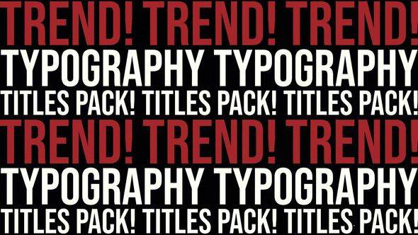 Videohive Fullscreen Typography | After Effects Titles template preview
