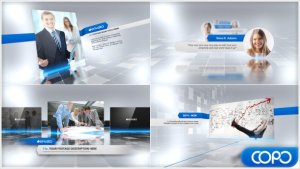Complete Corporate Presentation Video - After Effects Project (Videohive) Video Displays template preview