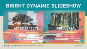 Videohive Bright Dynamic Slideshow Video Displays template preview