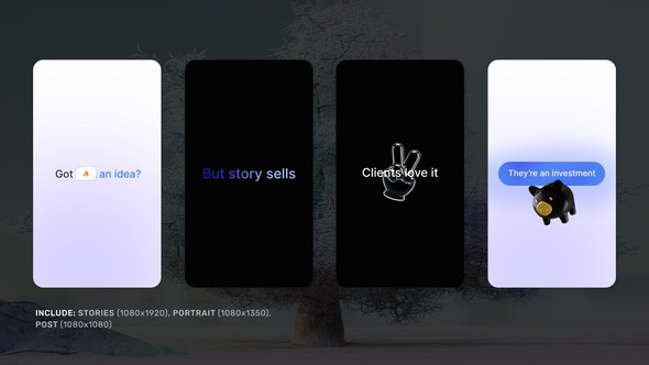 Videohive Vertical Digital Promo Openers template preview