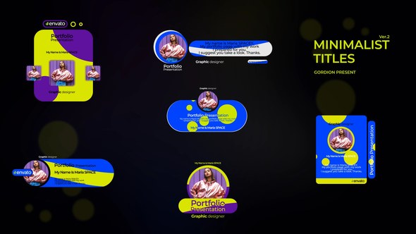 Videohive Minimalist Titles 46474245 Titles template preview