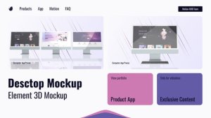 Videohive Desktop Promo Website Presentation Product Promo template preview