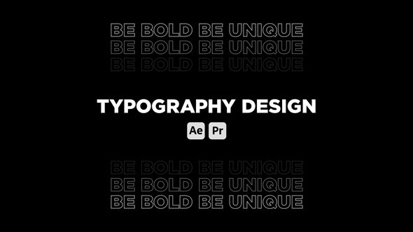 Videohive Typography 53439044 Openers template preview