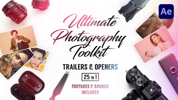 Videohive Ultimate Photographer Package Video Displays template preview