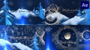 Videohive New Year Card for After Effects Openers template preview