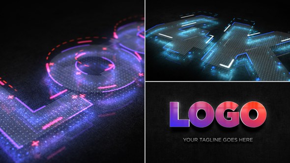 Videohive Digital 3D Logo Reveal Logo Stings template preview