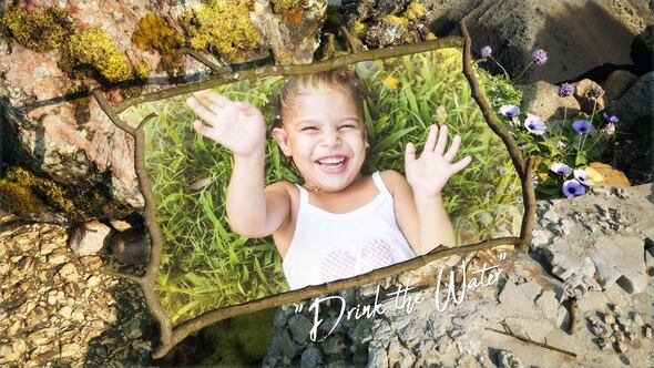 Videohive Fantasy Nature Video Displays template preview