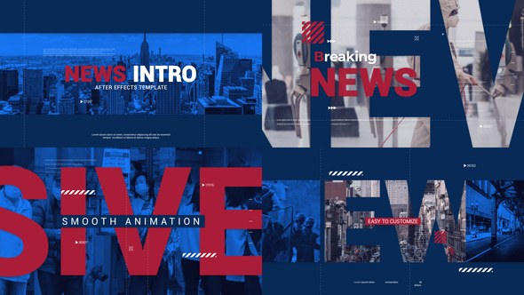 Videohive News Intro 28036529 Broadcast-packages template preview