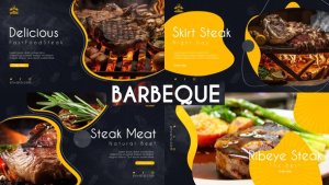Barbecue Food Promo Premiere Pro template preview