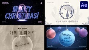 Videohive Christmas Typography | After Effects Titles template preview
