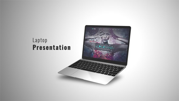 Laptop Presentation 2 Video Displays template preview
