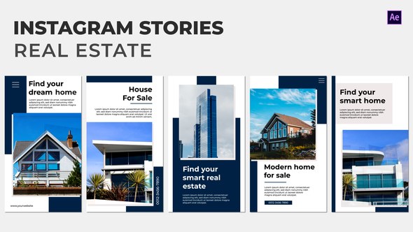 Videohive Real Estate Instagram Stories 46598365 Product Promo template preview