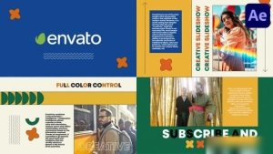 Videohive Colorful Creative Slideshow for After Effects Openers template preview