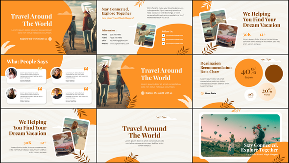 Videohive Travel Typography 59632427 Titles template preview