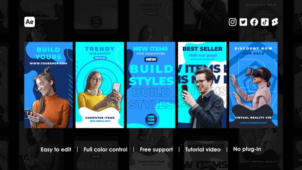 Videohive Influencer Instagram Reels Product Promo template preview