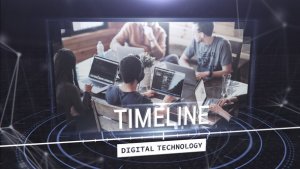 Videohive Digital Techonology Timeline Video Displays template preview
