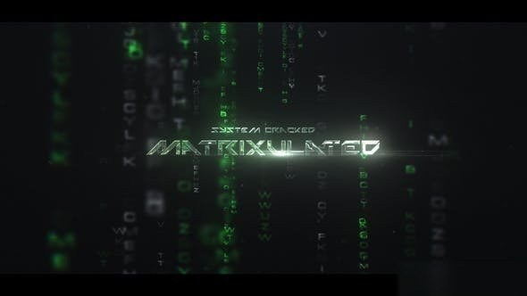Videohive The Matrix Opener Openers template preview