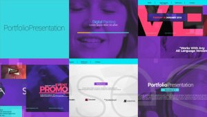 Videohive Portfolio Presentation 21303653 Video Displays template preview