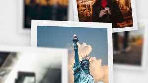 Square Photo Slideshow Video Displays template preview