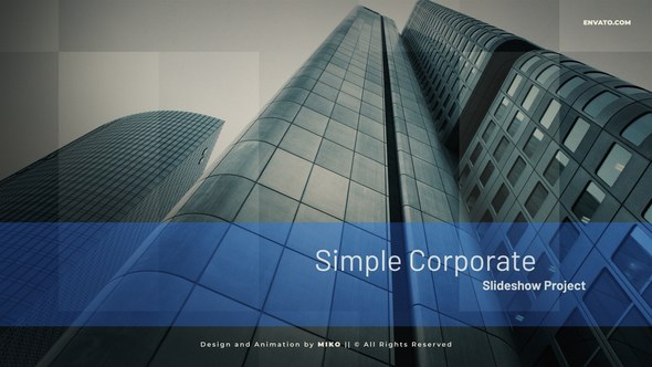 Videohive Corporate Slideshow 46704567 Video Displays template preview