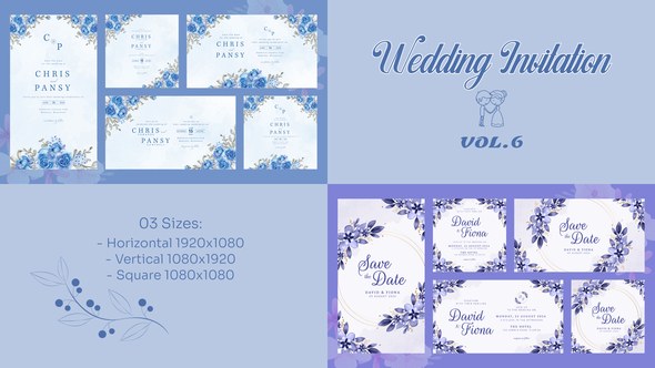 Videohive Bloom Wedding Invitation Openers template preview