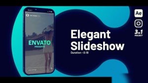 Videohive Elegant Slideshow Vertical Openers template preview