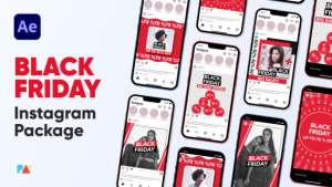 Videohive Black Friday Instagram Sale For After Effects Product Promo template preview