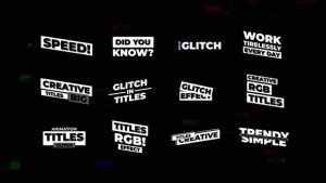 Videohive Glitch Titles V3 | After Effects Titles template preview