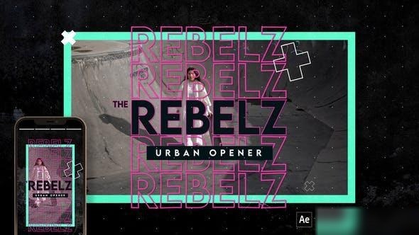 Videohive Rebelz Urban Opener Openers template preview