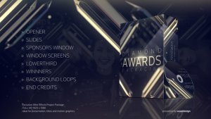 Diamond Awards Packaging Video Displays template preview