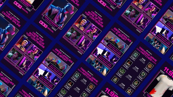 Videohive Esport Game - Instagram Story Broadcast-packages template preview