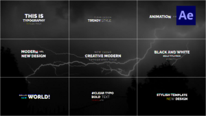 Videohive Dynamic Glitch Titles And Text Animation / Ae Titles template preview