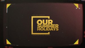 Summer Holidays Video Displays template preview