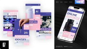 Videohive Medicine Instagram Stories Video Displays template preview