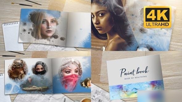 Videohive Paint Book Openers template preview