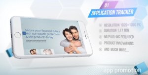 App Promotion Video Displays template preview