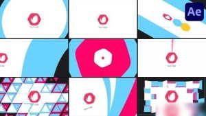 Videohive Stylish Logo Transitions for After Effects 49794147 Elements template preview