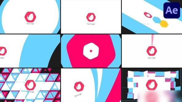Videohive Stylish Logo Transitions for After Effects 49794147 Elements template preview