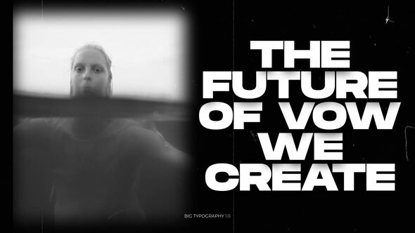 Videohive Big Typography 55470338 Titles template preview