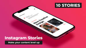 Mood Instagram Stories Video Displays template preview