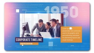 Videohive Corporate Timeline Presentation 23274688 Openers template preview