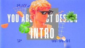 Videohive Airbrush Vibes Abstract Intro Openers template preview