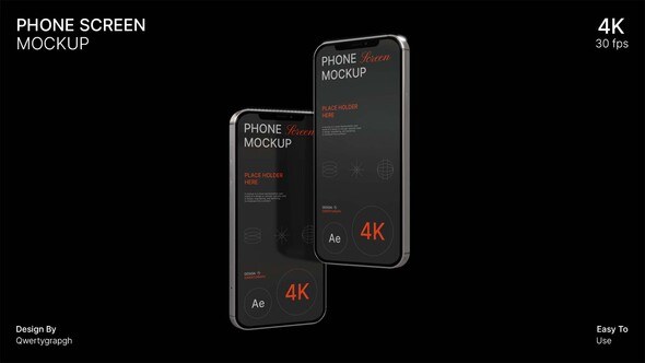 Videohive Phone Screen Mockup 55890815 Product Promo template preview