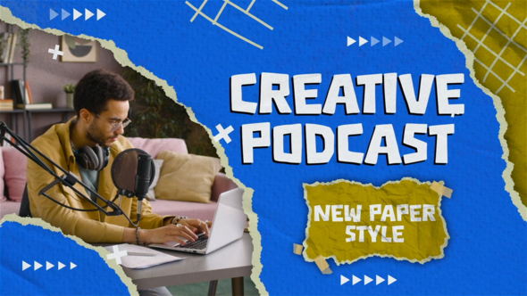 Videohive Paper Opener Podcast Opener Openers template preview