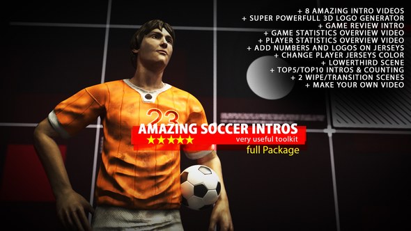 Videohive Amazing Soccer Intros Openers template preview