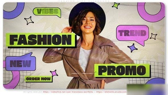 Videohive Fashion Life Slideshow Openers template preview