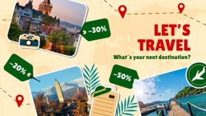 Travel Opener MOGRT Premiere Pro template preview