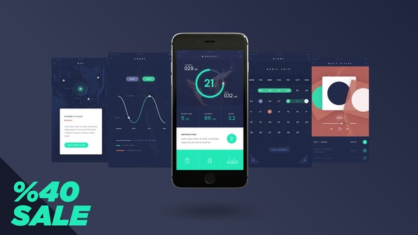 Videohive Mobile App Presentation 23192544 Product Promo template preview