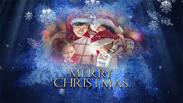 Christmas Slideshow Video Displays template preview